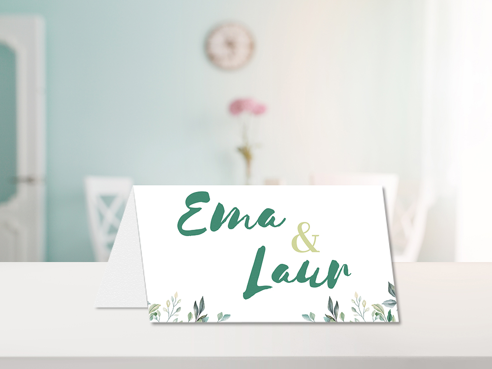 invitatie cu poze Green Story plic bani